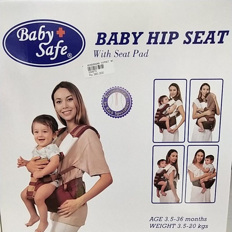 Gendongan Hipseat baby safe