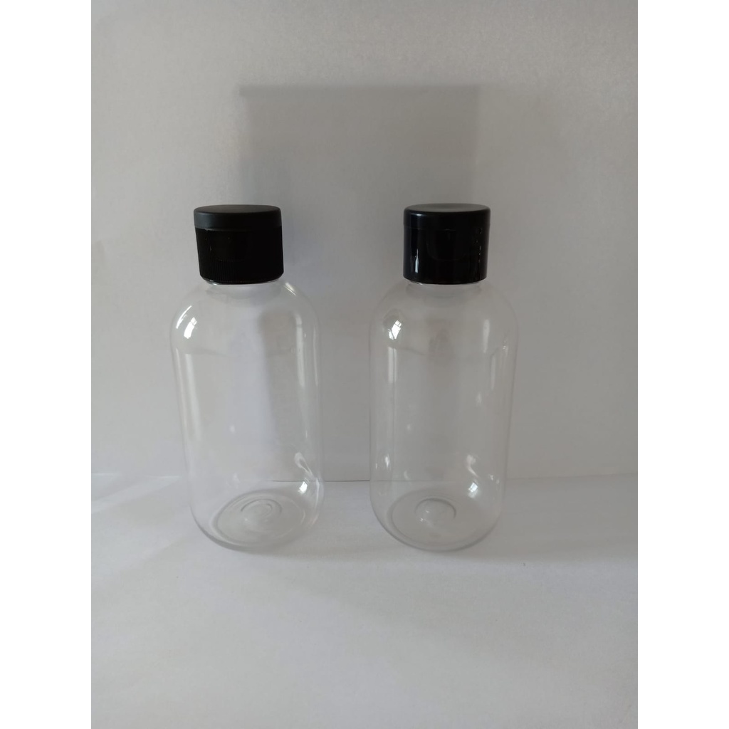 { paket isi 10pcs }  BOTOL SBR 150ML FLIPTOP HITAM BODY NATURAL
