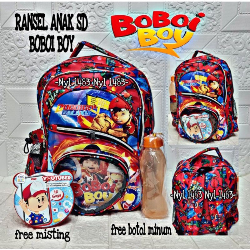 TAS RANSEL ANAK SD BOBOIBOY / TAS SEKOLAH ANAK LAKI LAKI