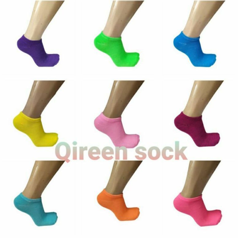 1,pasangKAOS KAKI,MATAKAKI,WARNA,CEWE,UNISEK,IMPOR