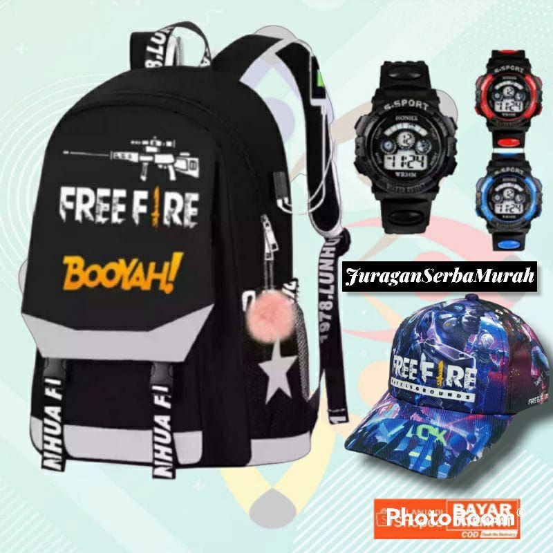 Tas Ransel 4in1 Lebih Hemat best Ransel anak laki-laki fireefire