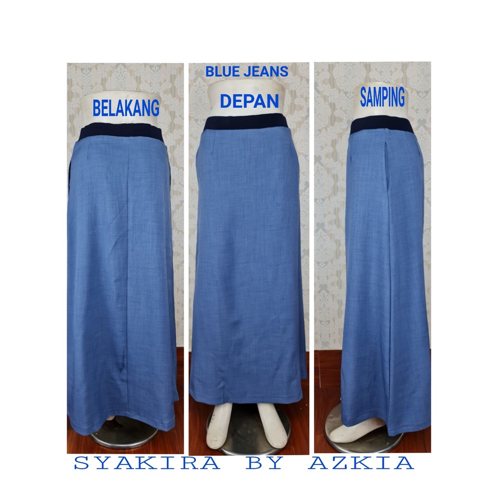 SALE !! Rok A rok tipe A rok kerja syakira letter A rok kerja murah - syakira-4