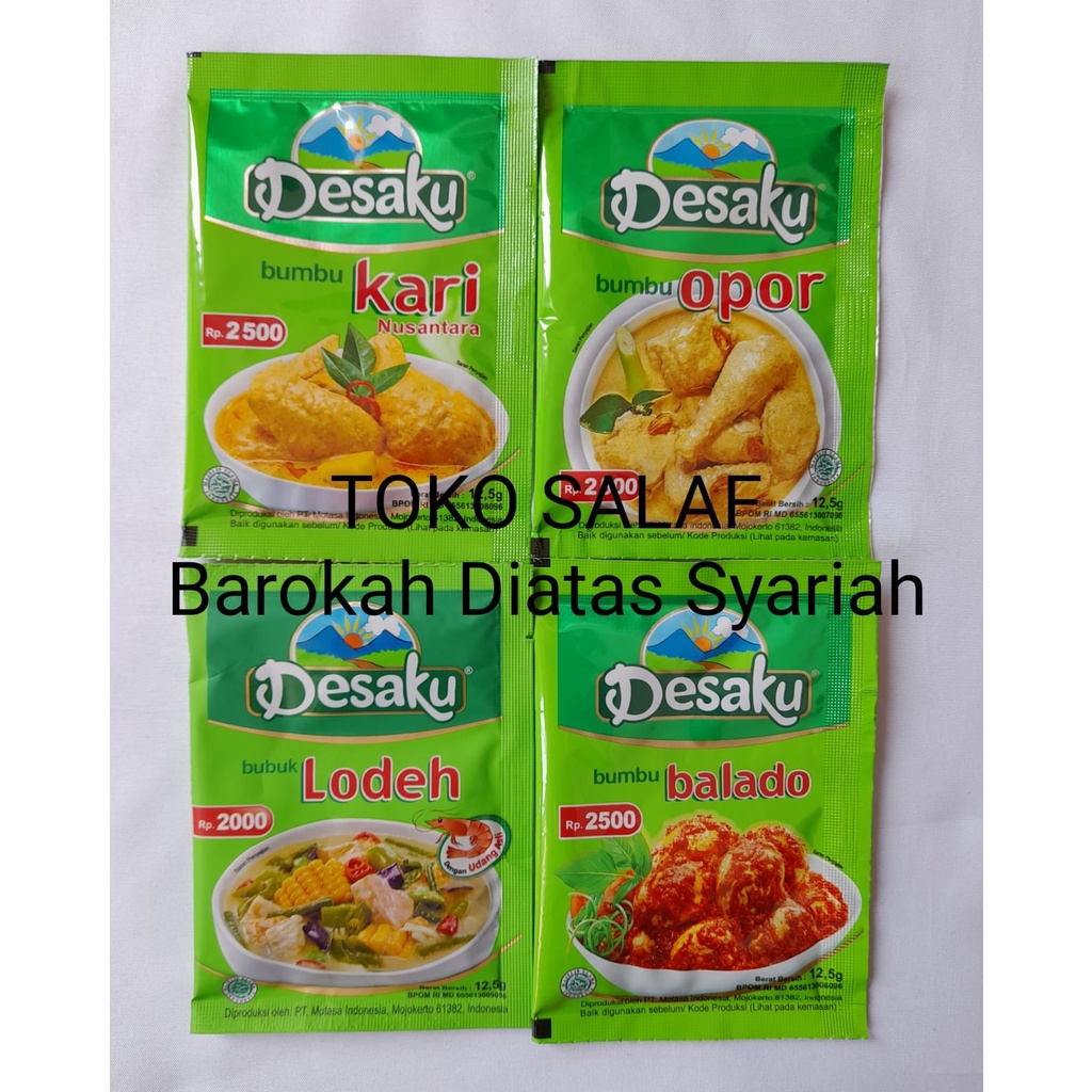 

Desaku SEASONING Bumbu Masak Instan All Variant Per Sachet