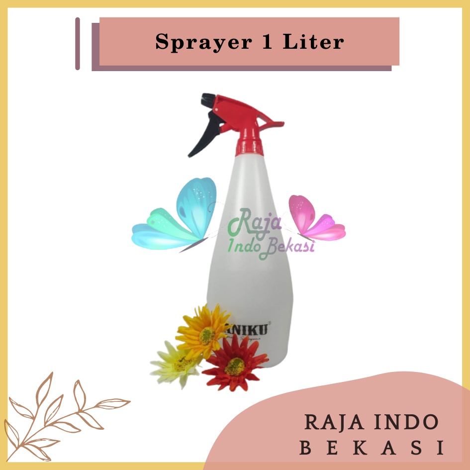 Rajaindobekasi Sprayer Taniku 1 Liter Sprayer Semprotan Air Disinfektan Tanaman Burung Sprayer Semprotan Serbaguna Elektrik Manual Swan Gun