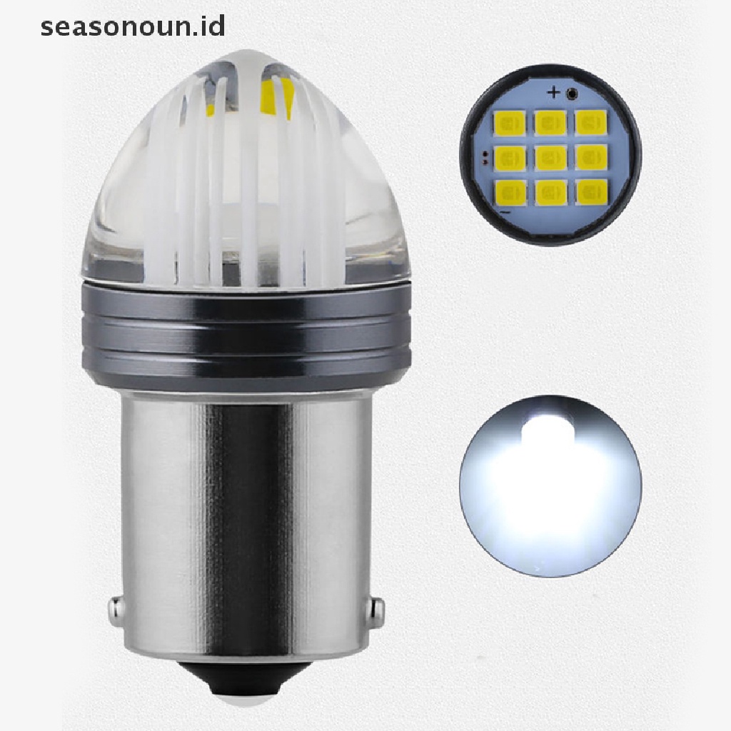 (seasonoun) Lampu LED 3D P21W 1156 BA15S P21 / 5W 1157 BAY15D Untuk Sein / Rem Mobil