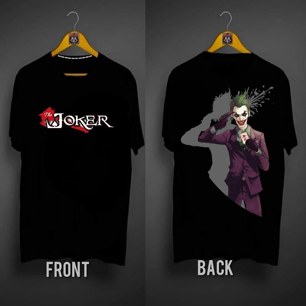 JOKER Original Black Timber T-Shirt Graphic Tee Printed JOKER TShirt For Men Women Baju Murah Viral 