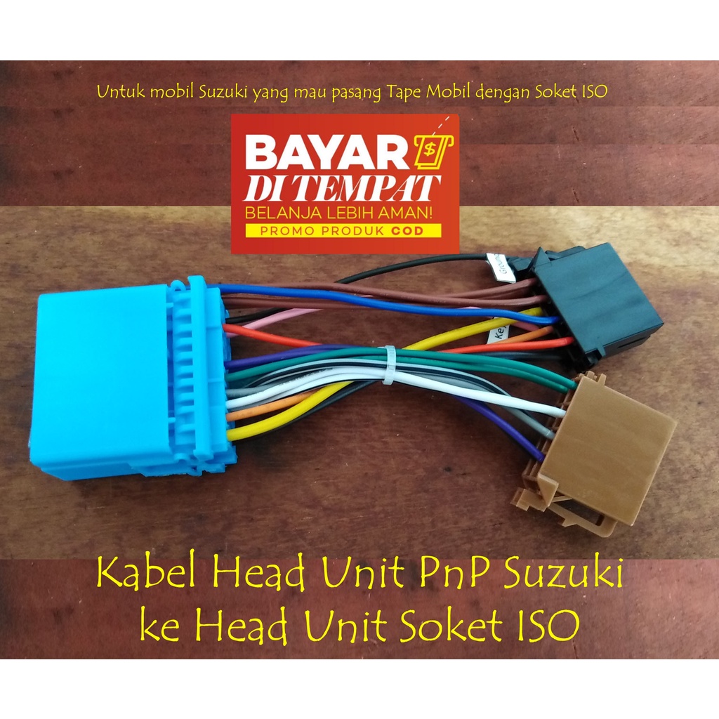 Jual Kabel Soket Pnp Dari Mobil Suzuki Lobang Untuk Pasang Head Unit