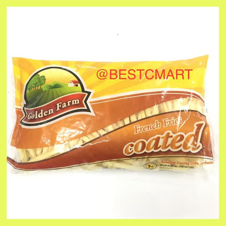 

GOLDEN FARM FRENCH FRIES COATED 1 KG (GO-SEND INSTANT COURIER ONLY!)