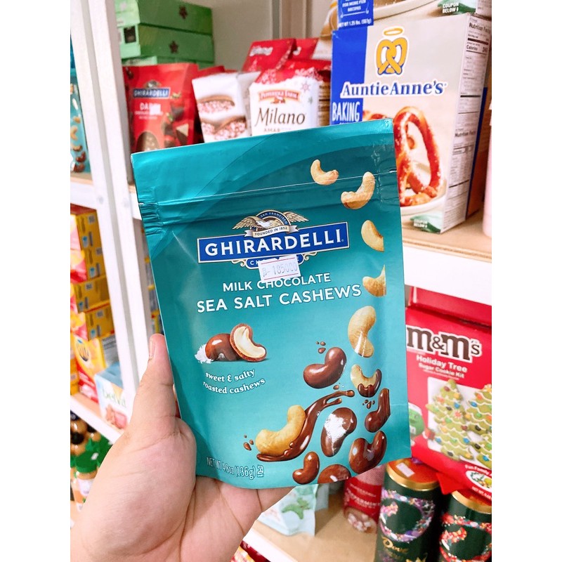 ghirardelli milk chocolate sea salt caramel USA