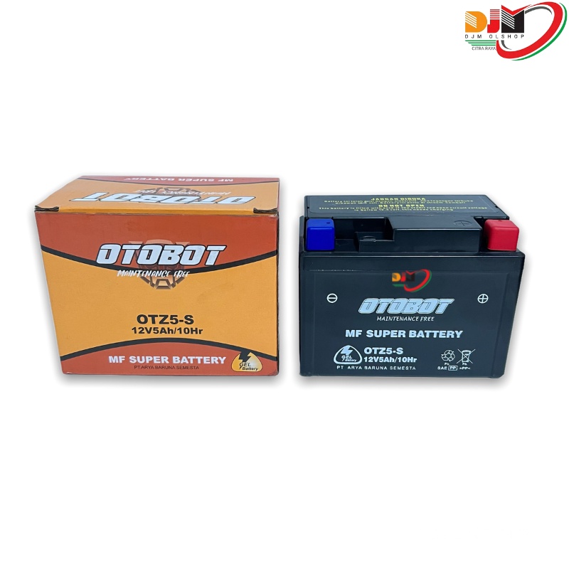 Aki Kering Motor Beat Karbu Vario 110 Beat FI Scoopy Vixion Mio j Mio M3 OTOBOT OTZ5S 12V 5AH