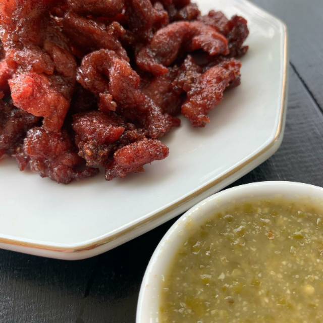 

Babi manis merah sambal ijo (promo)