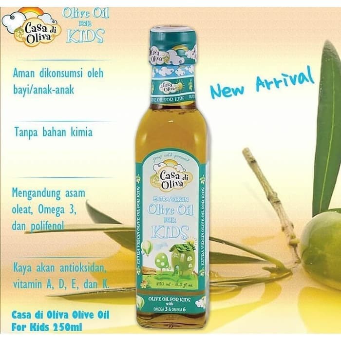 Minyak evo olive oil virgin perlengkapan MPASI Babyanme MINYAK EVOO