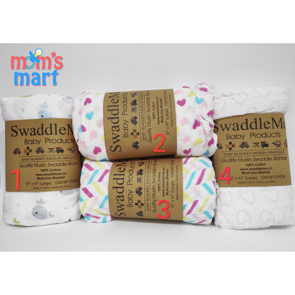 BEDONG BAYI MUSLIN SWADDLE ME BABY BLANKET / SELIMUT BAYI