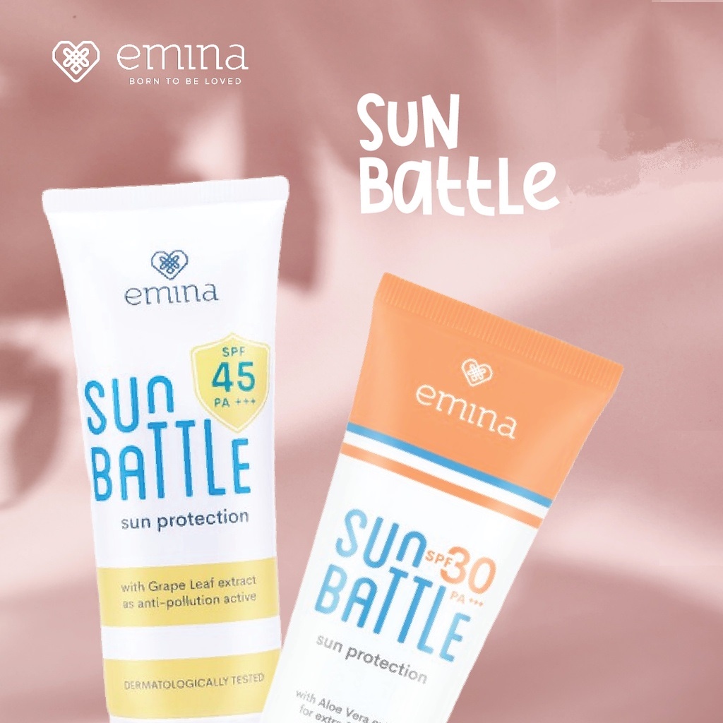 Monsoon - Emina Sun Battle SPF 30 PA+++ 60ml - Sun Battle SPF45 PA+++ 30ml