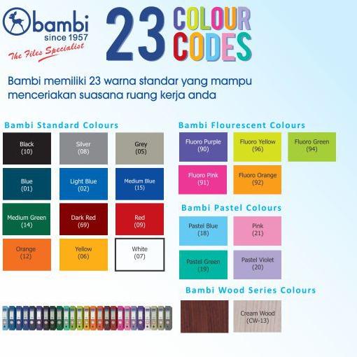

Kejutan Populer Bambi D-Type 2 Ring Binder A4 - 2121 dengan 23 pilihan Warna