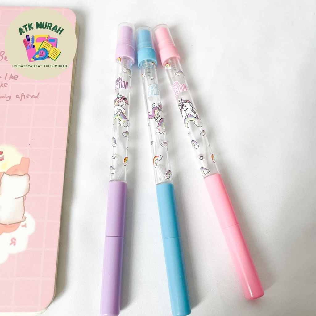 

ATKMurah Pulpen Parfum batang Unicorn bisa isi 10 ml Botol parfum decant vial isi ulang pewangi pena pen lucu