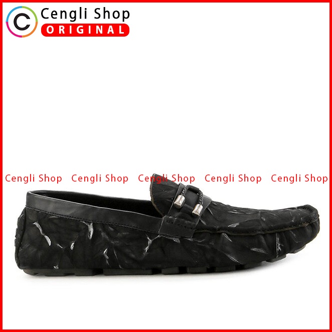 SEPATU PANSUS KULIT PLAYBOY PRIA ORIGINAL LOAFER CASUAL SEMI FORMAL HITAM PL06