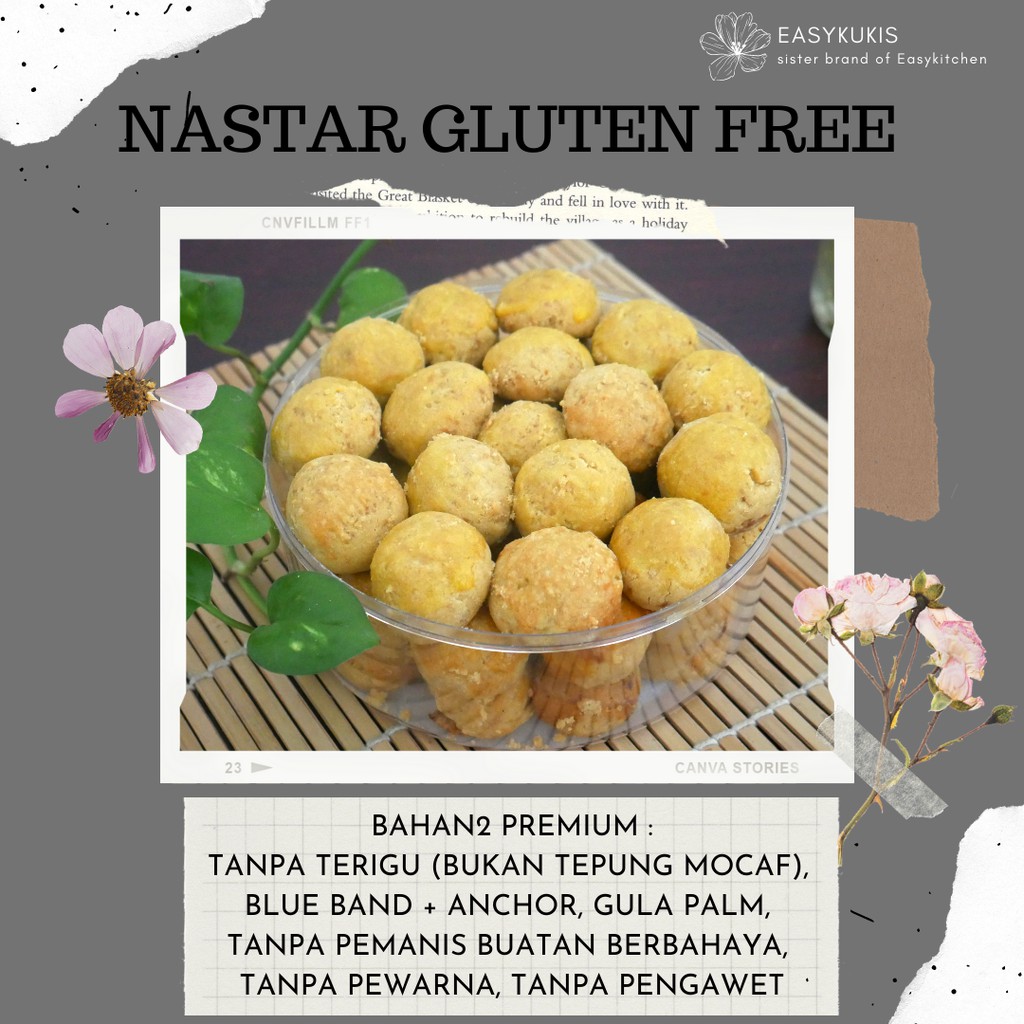 

Nastar Gluten Free (bahan baku PREMIUM)