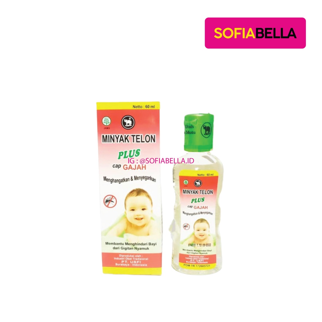 MINYAK TELON PLUS CAP GAJAH 60ML