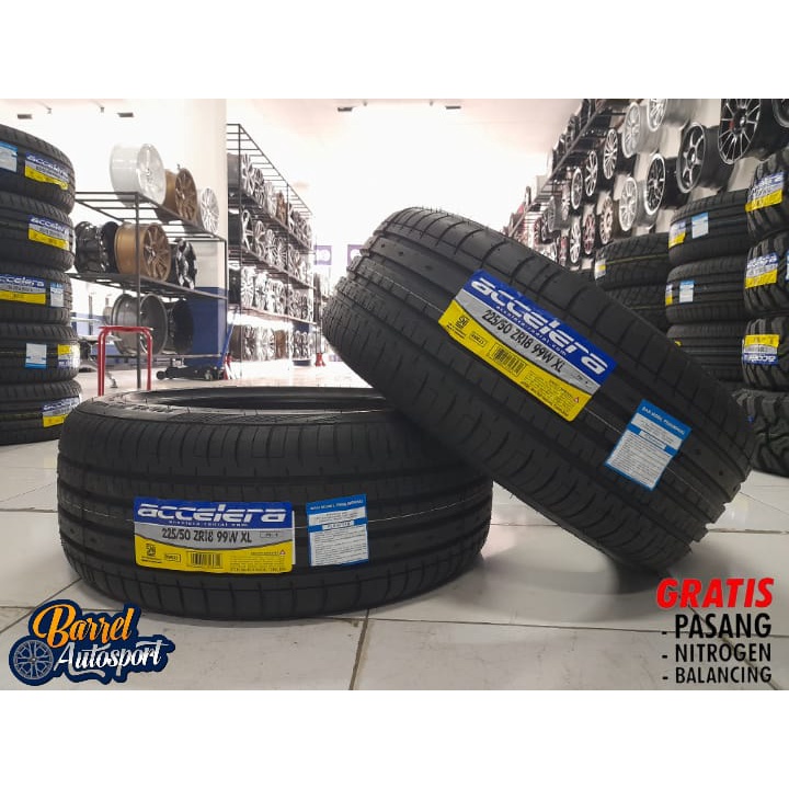 Ban mobil ring 18 225/50 ACCELERA PHI-R 225 50 R18 Ban mobil ring 18 Gratis pemasangan