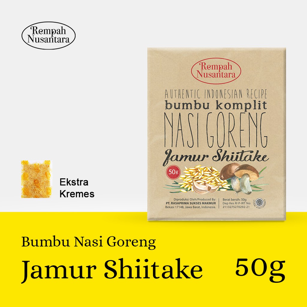 

Seriboe Rempah Nusantara Jamur Shitake Rempah Nusantara (60 Gram)