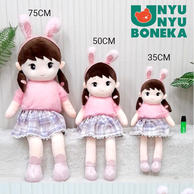 boneka cewek bulu jarum import angela pretty girl meetoo