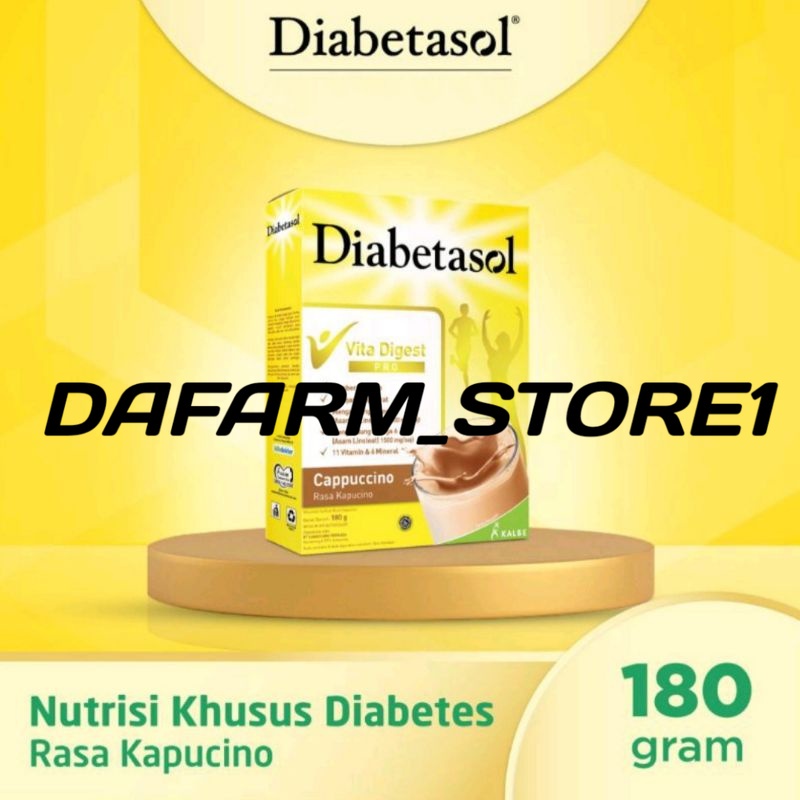 

Diabetasol coklat 180 gr