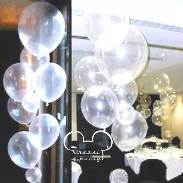 Balon Transparan - Balon Clear - Balon Bening