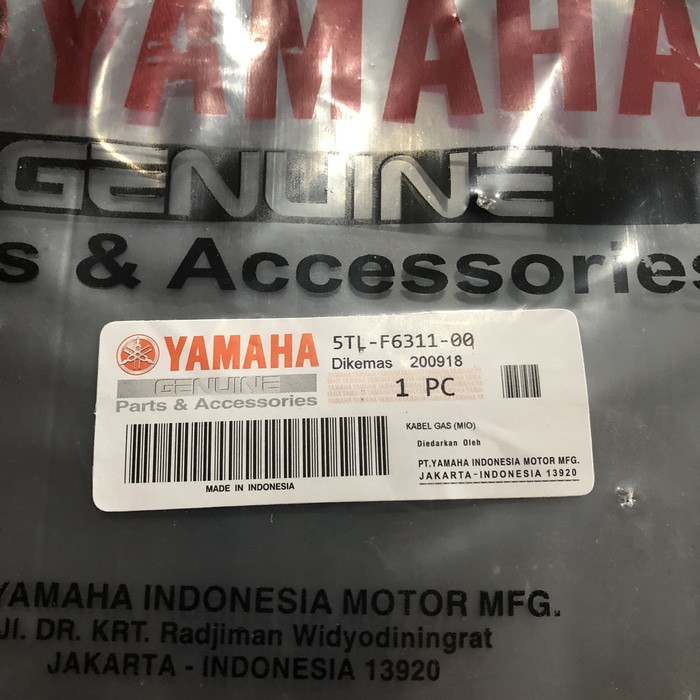 Kabel Gas Cable Throttle Yamaha Mio 5TL