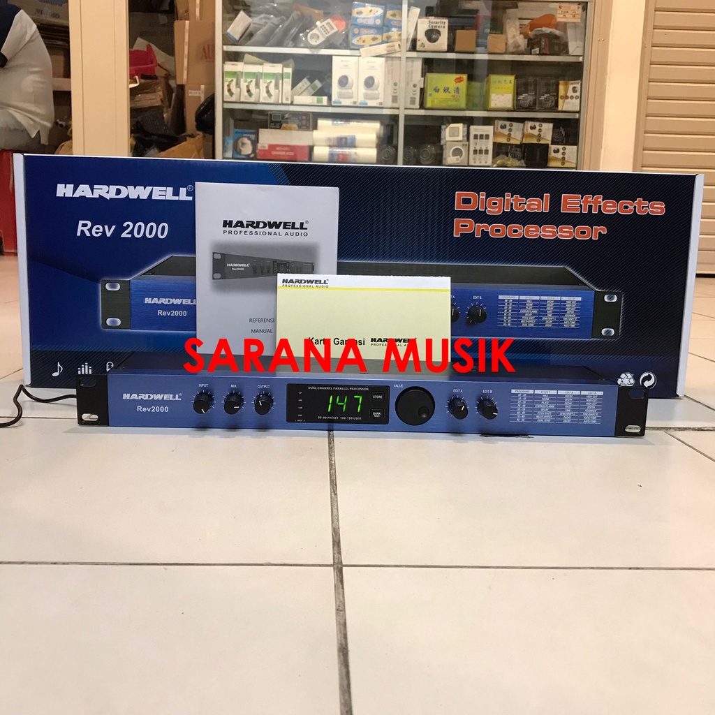 Efek Vokal HARDWELL REV 2000 Efek Vokal Hardwell REV2000 REV-2000 ORIGINAL