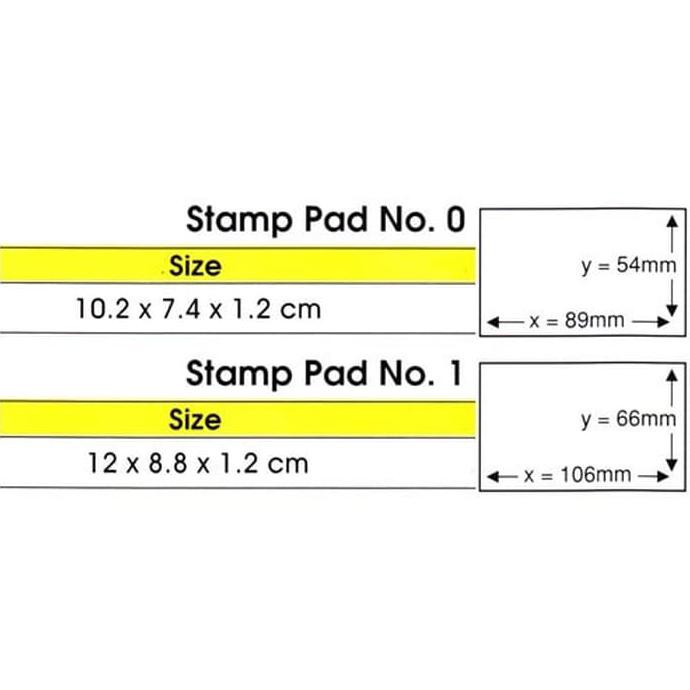 

Promo Bak Stempel/ Stamp Pad No 0 Joyko