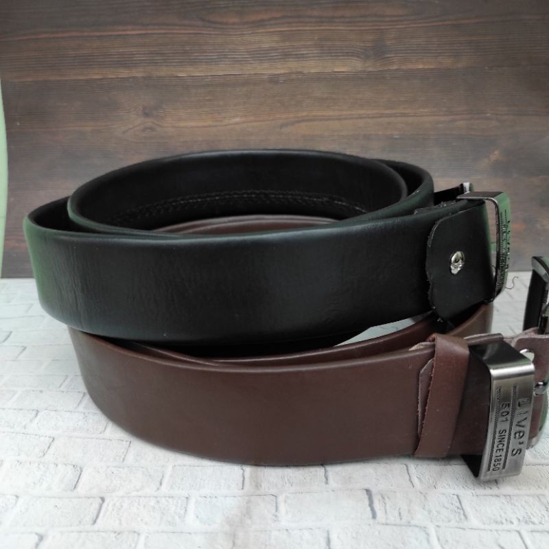 [KULIT SAPI] Gesper Kulit Asli Sabuk Kulit Resleting Ikat Pinggang Pria Sabuk Sikep Jimat