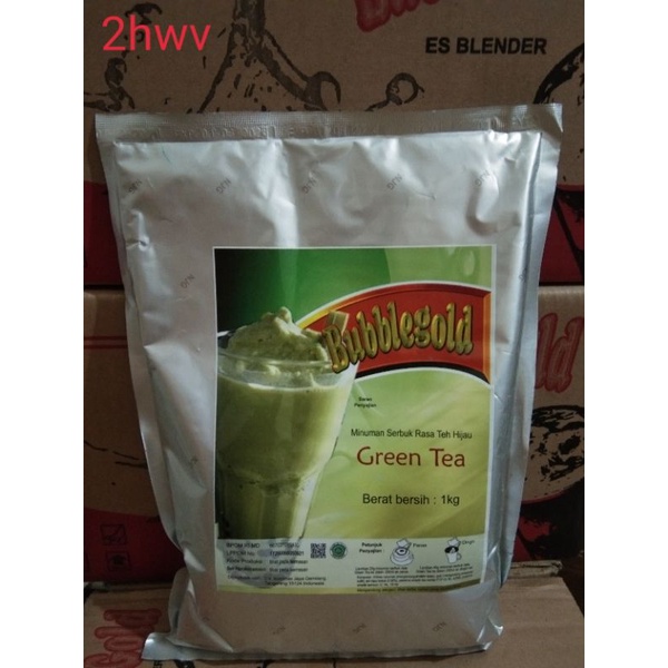 

Bubuk Minuman/Buble Gold Greentea 1KG