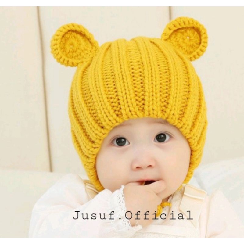 SIZE BESAR topi kupluk rajut bayi topi anak topi viral topi anak kupluk anak