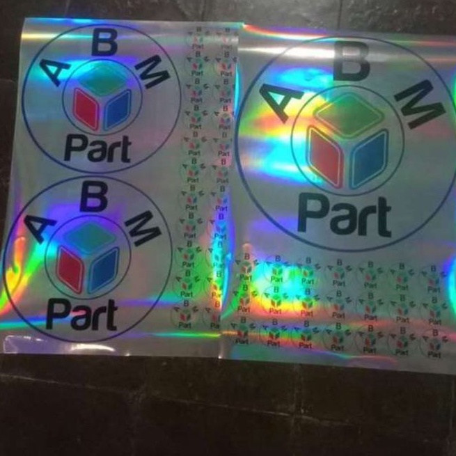 

Sticker Hologram Rekat Ukuran A3+