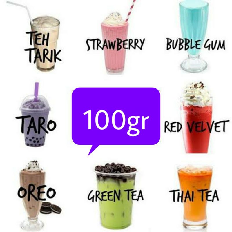 Bubuk Minuman 100gr (Kemasan Standing Pouch)