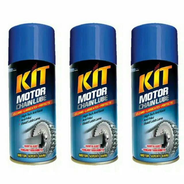 KIT Motor Chain Lube Aerosol 110 Ml (Pelumas Rantai Motor/Sepeda) Chainlube Oli Rantai