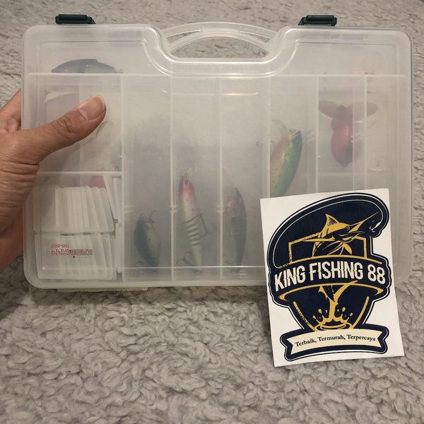 Kotak Pancing Bolak Balik Kamikaze Fun Casting 1 Set Termasuk Lure 022