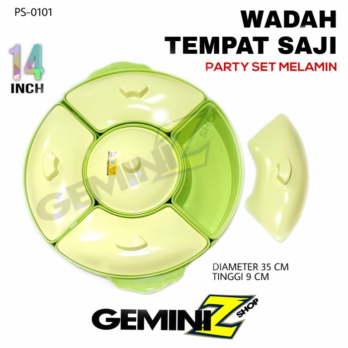 Saji Prasmanan - Party Set Melamin Ps 0101 Wadah Saji Tempat Prasmanan