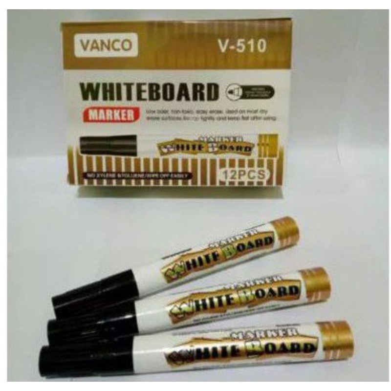 

Grosir spidol whiteboard vanco isi 12 pcs