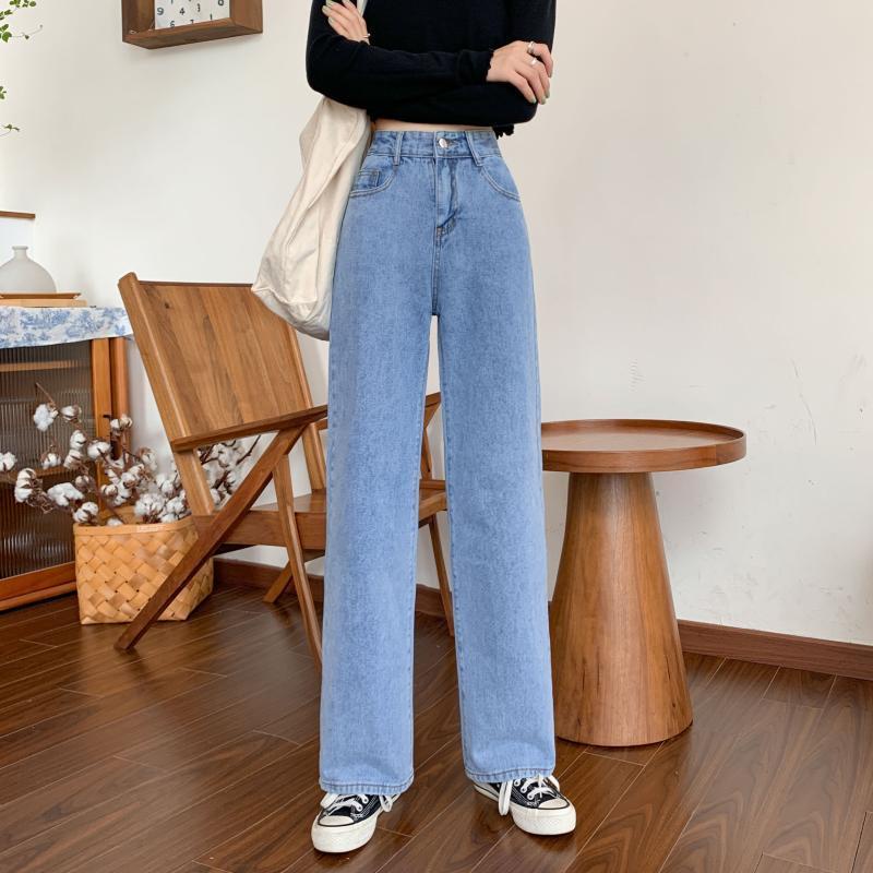 Highwaist kulot jeans wanita loose hangover