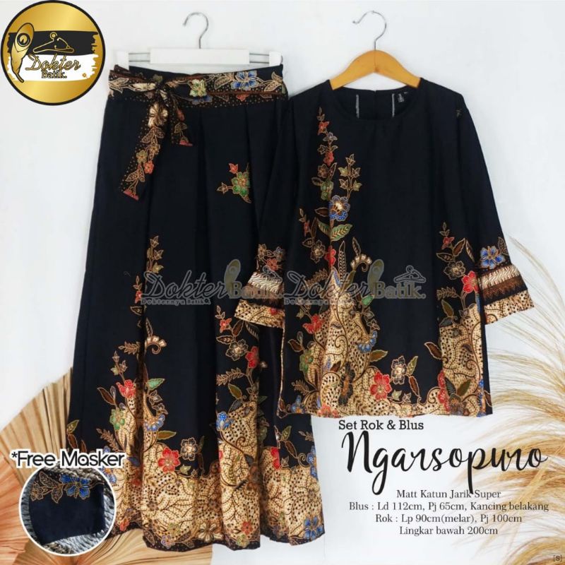 SET ROK & BLOUSE BATIK EKSKLUSIF