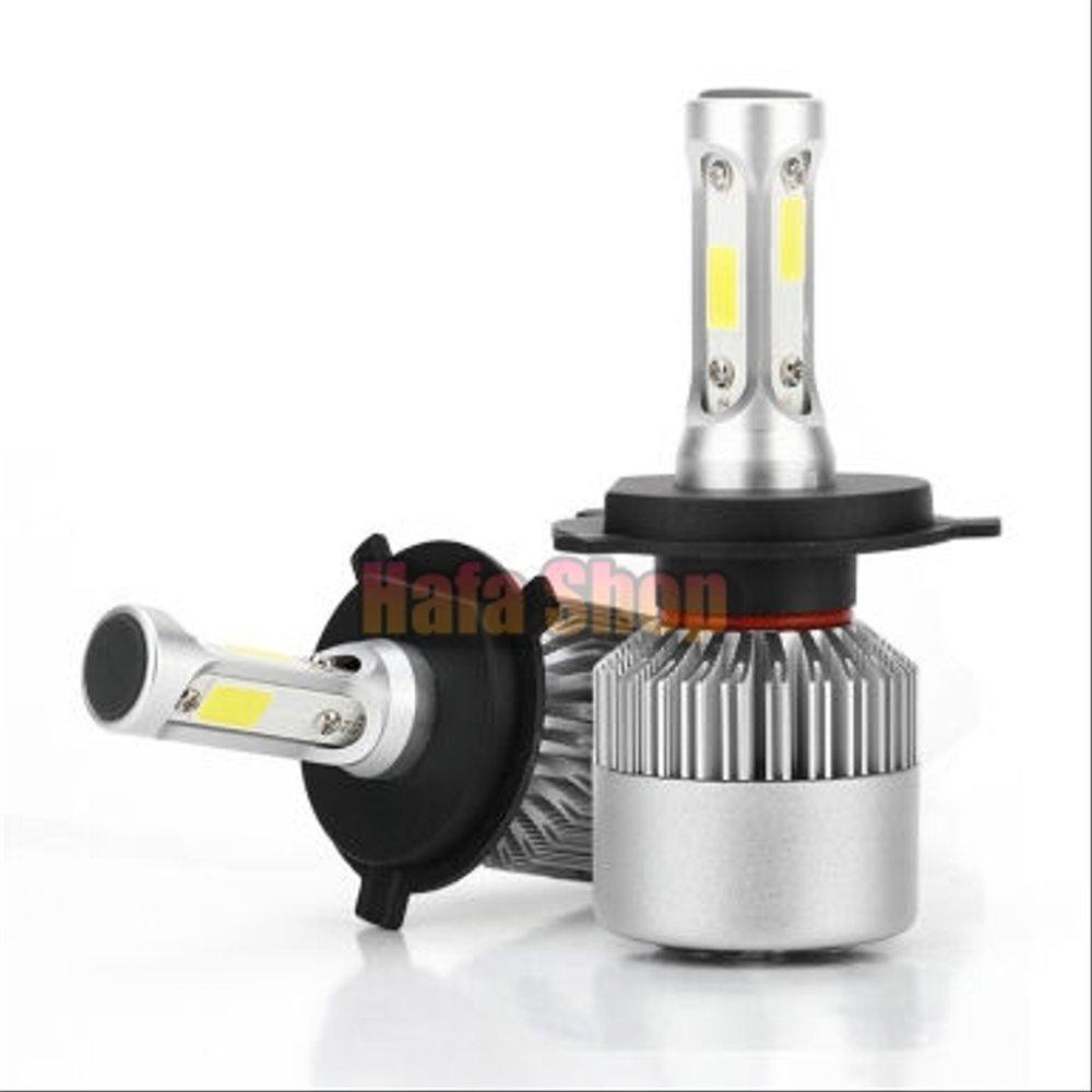 Lampu Depan Mobil 3 Sisi LED H4 72W LED Headlight H4 16000LM