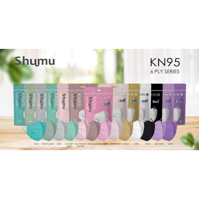 PROMO Masker KN95 SHUMU 6ply Face Mask kn 95 premium 3BOX [ 30pcs ] FS