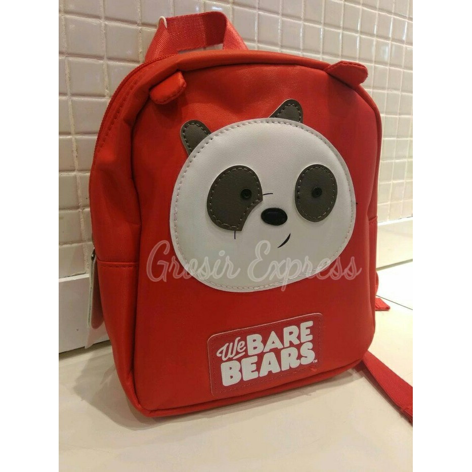 **ORIGINAL** Tas Ransel Backpack Anak We Bare Bears Miniso