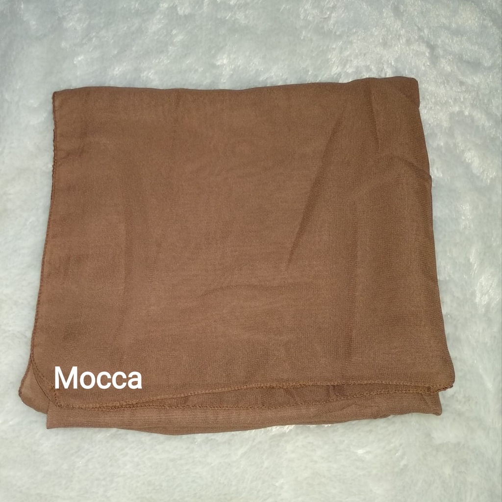 GF Medan - BELLA SQUARE TERMURAH - Jilbab Segi Empat Polycotton - Hijab Segiempat Murah Medan-MOCCA