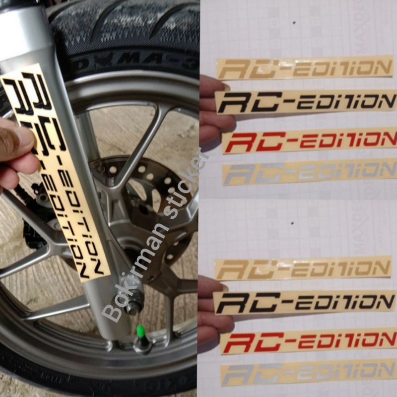 STICKER RC EDITION SHOCK BOTTOM