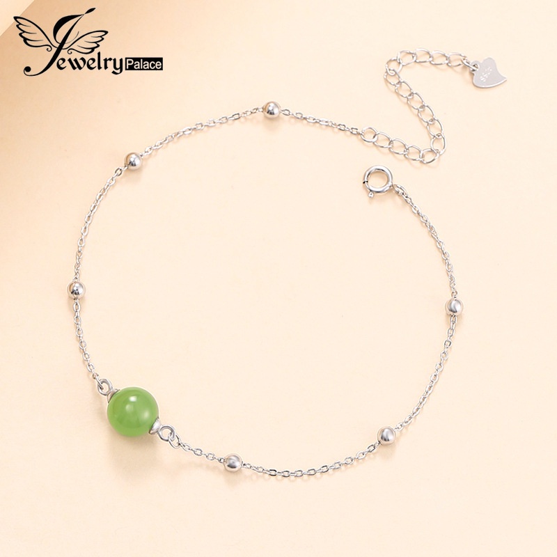 Perhiasan Gelang Tangan 925 Silver Desain Chalcedony Untuk Wanita