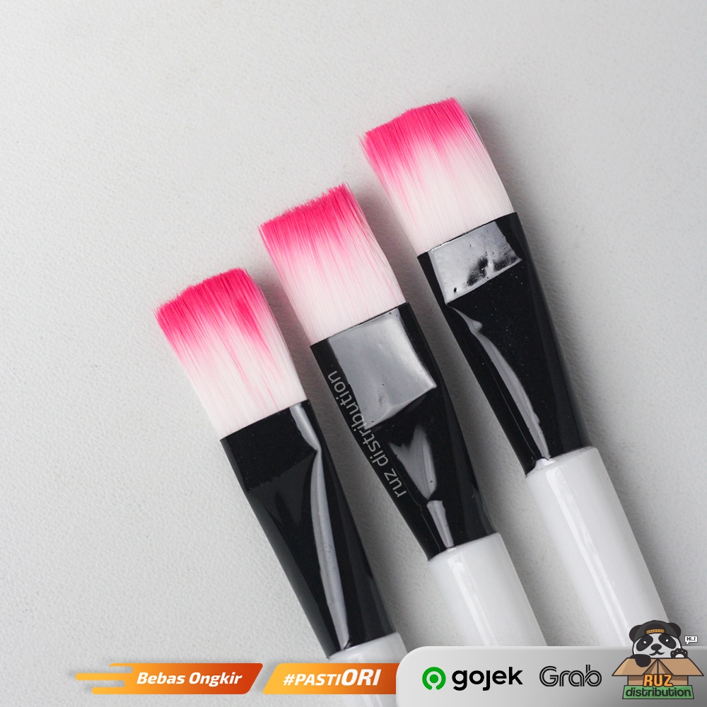 Kuas Masker - Kuas Makeup Wajah - Brushes Kosmetik - Kuas Pink