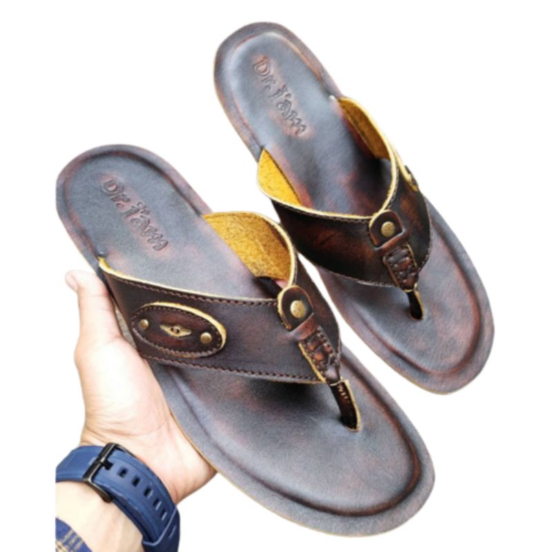 SANDAL PRIA FULL KULIT SAPI ASLI 100% BERKUALITAS